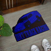 Custom shaped dirt modified door mat