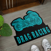Custom Shaped Hayabusa Bike Door Mat