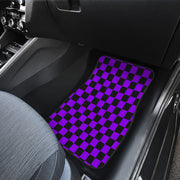 Racing Checkered Flag Car Mats