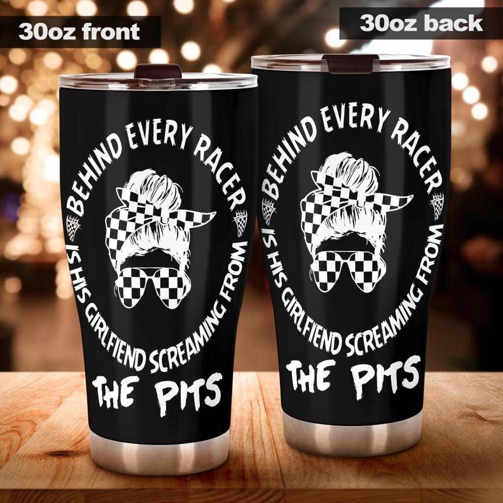 racing girlfriend tumbler