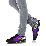Drag Racing Low Top Shoes purple