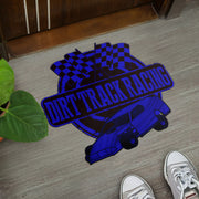 Custom shaped dirt modified door mat