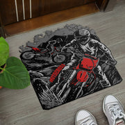 Custom Shaped Motocross Door Mat