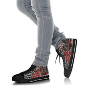 Dirt Track Racing Sprint Car High Top Shoes