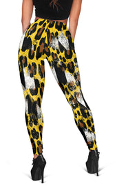 Racing Leopard Checkered Leggings