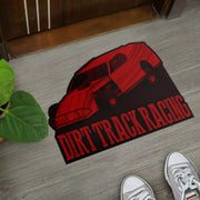 Custom shaped dirt modified door mat