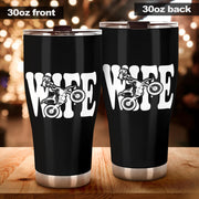 motocross wife tumbler