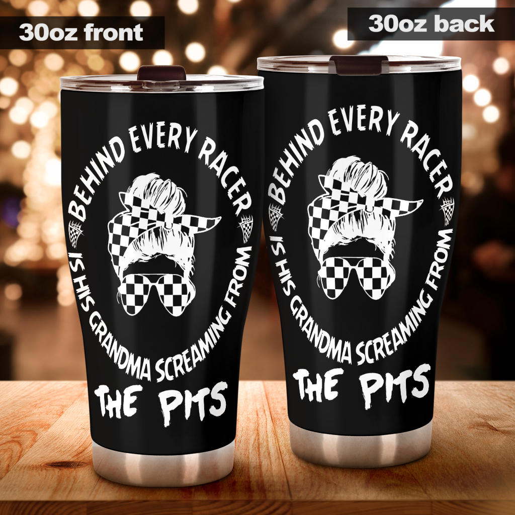 racing grandma tumbler