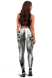 Drag Racing Burning Rubber Leggings