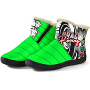 Drag Racing Cozy Winter Boots