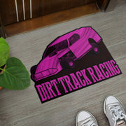 Custom shaped dirt modified door mat