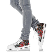 Dirt Track Racing Sprint Car High Top Shoes