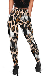 Racing Leopard Checkered Leggings