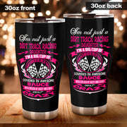 dirt track racing daughter tumbler