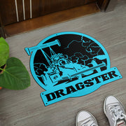 Custom Shaped Dragster Door Mat