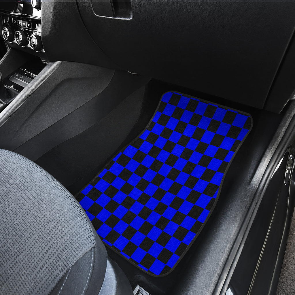 Racing Checkered Flag Car Mats