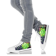 Drag Racing Skull Thunder High Top Shoes