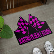 Racing Shaped Door Mats