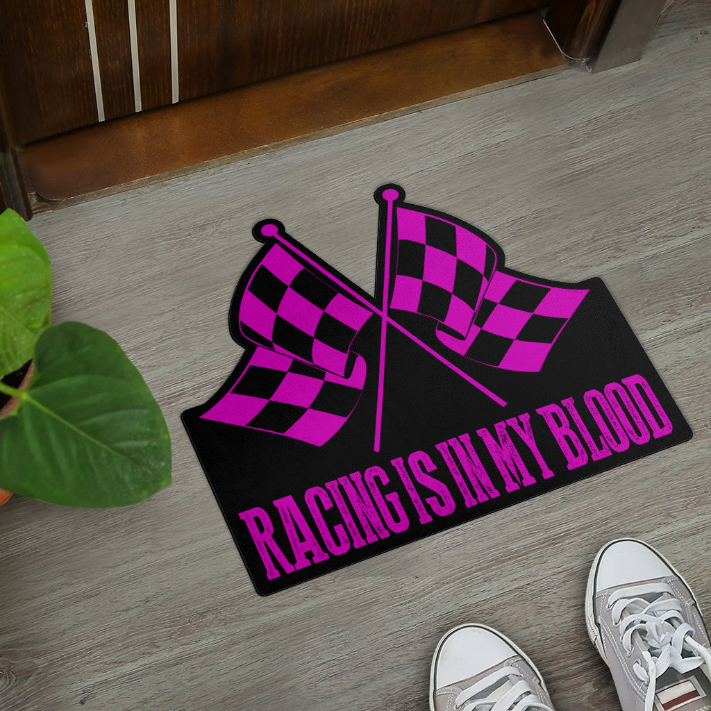 Racing Shaped Door Mats