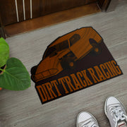 Custom shaped dirt modified door mat