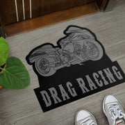 Custom Shaped Hayabusa Bike Door Mat
