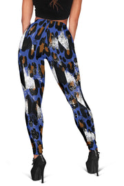 Racing Leopard Checkered Leggings