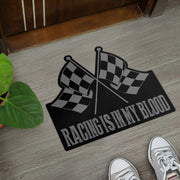 Racing Shaped Door Mats