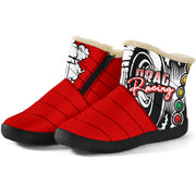 Drag Racing Cozy Winter Boots