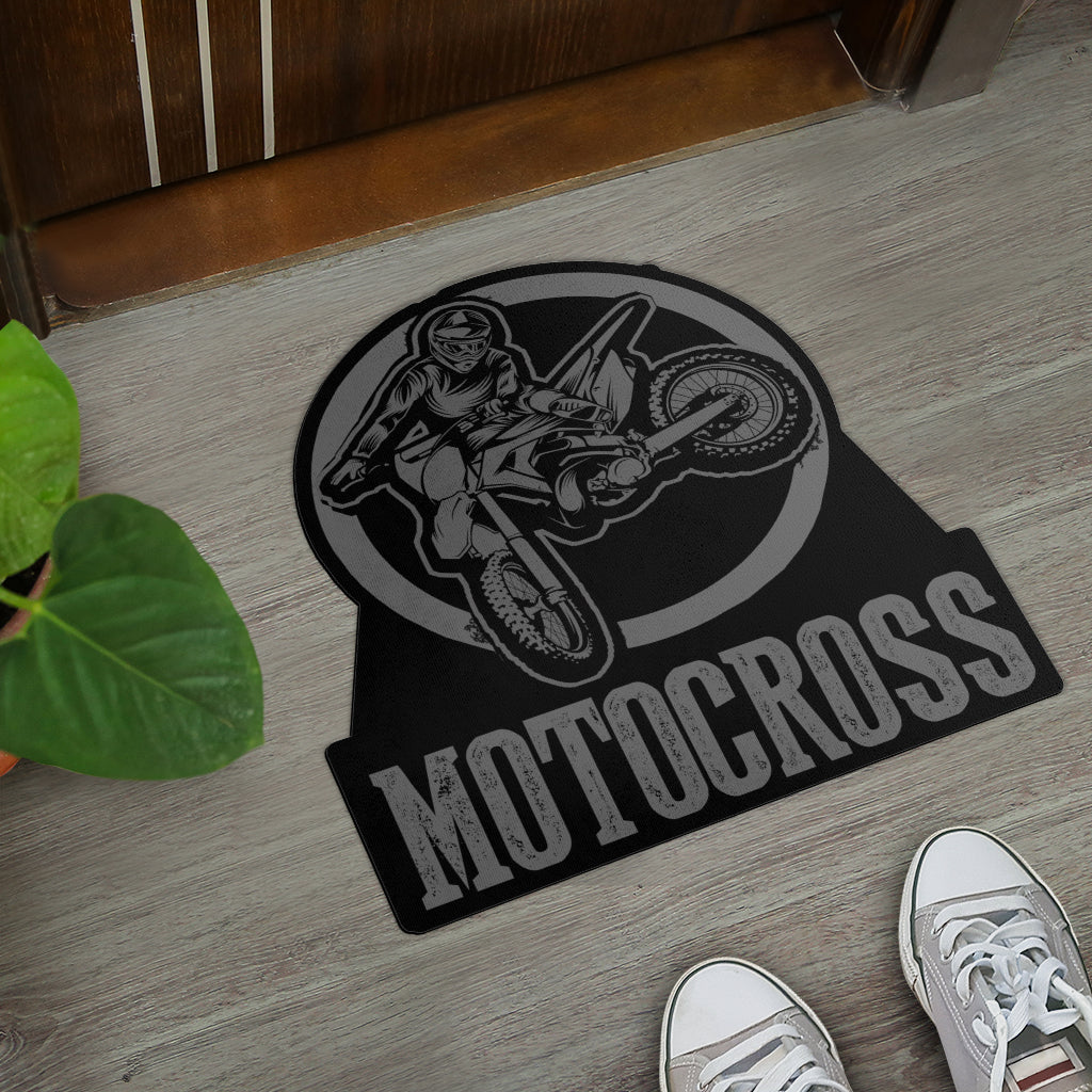 Custom Shaped Motocross Door Mat