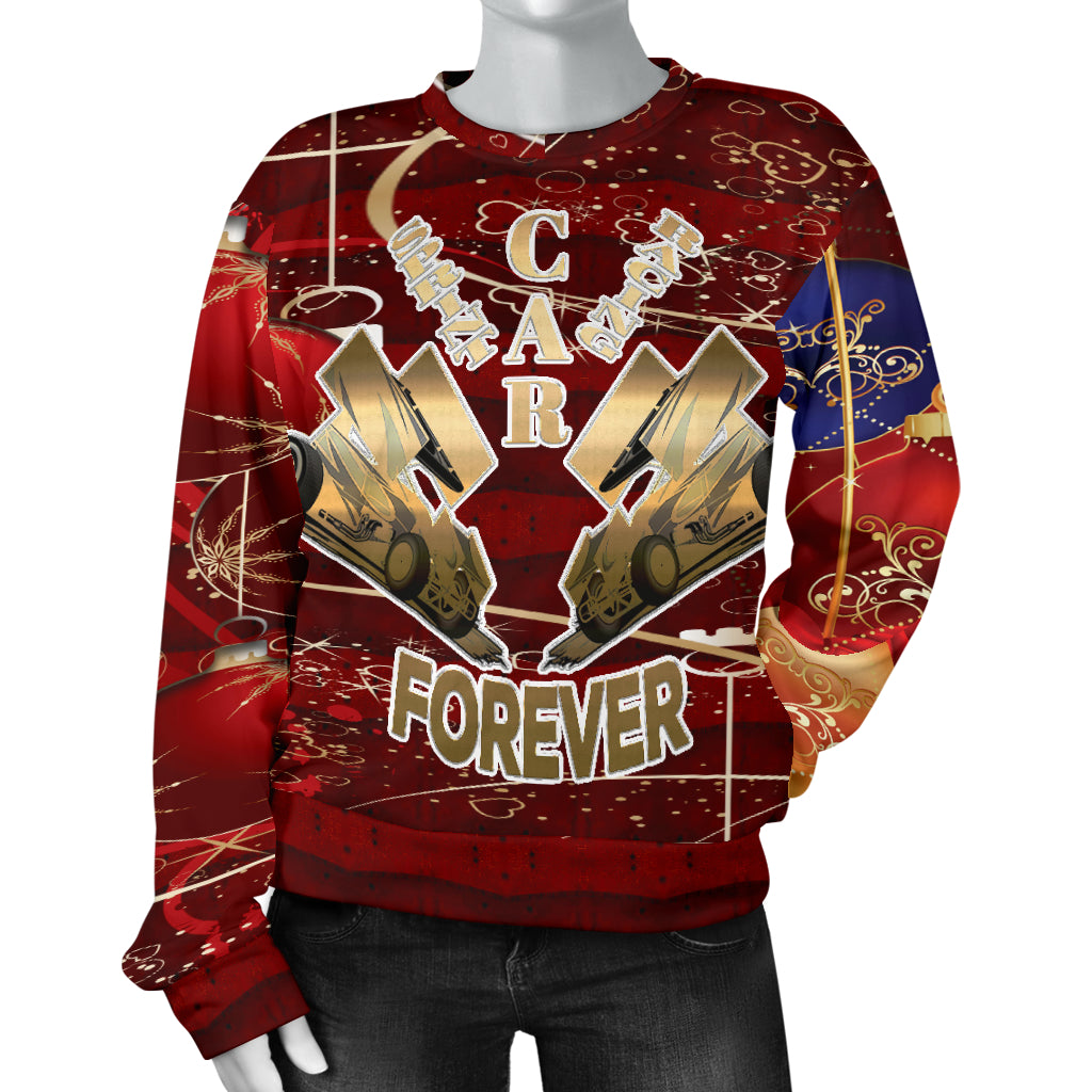 Sprint Car Racing Ugly Women's Sweater