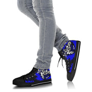 Dirt Bike Racing High Top Shoes
