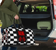 racing checkered bag
