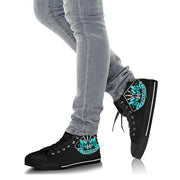 Sprint Car Racing High Top Shoes