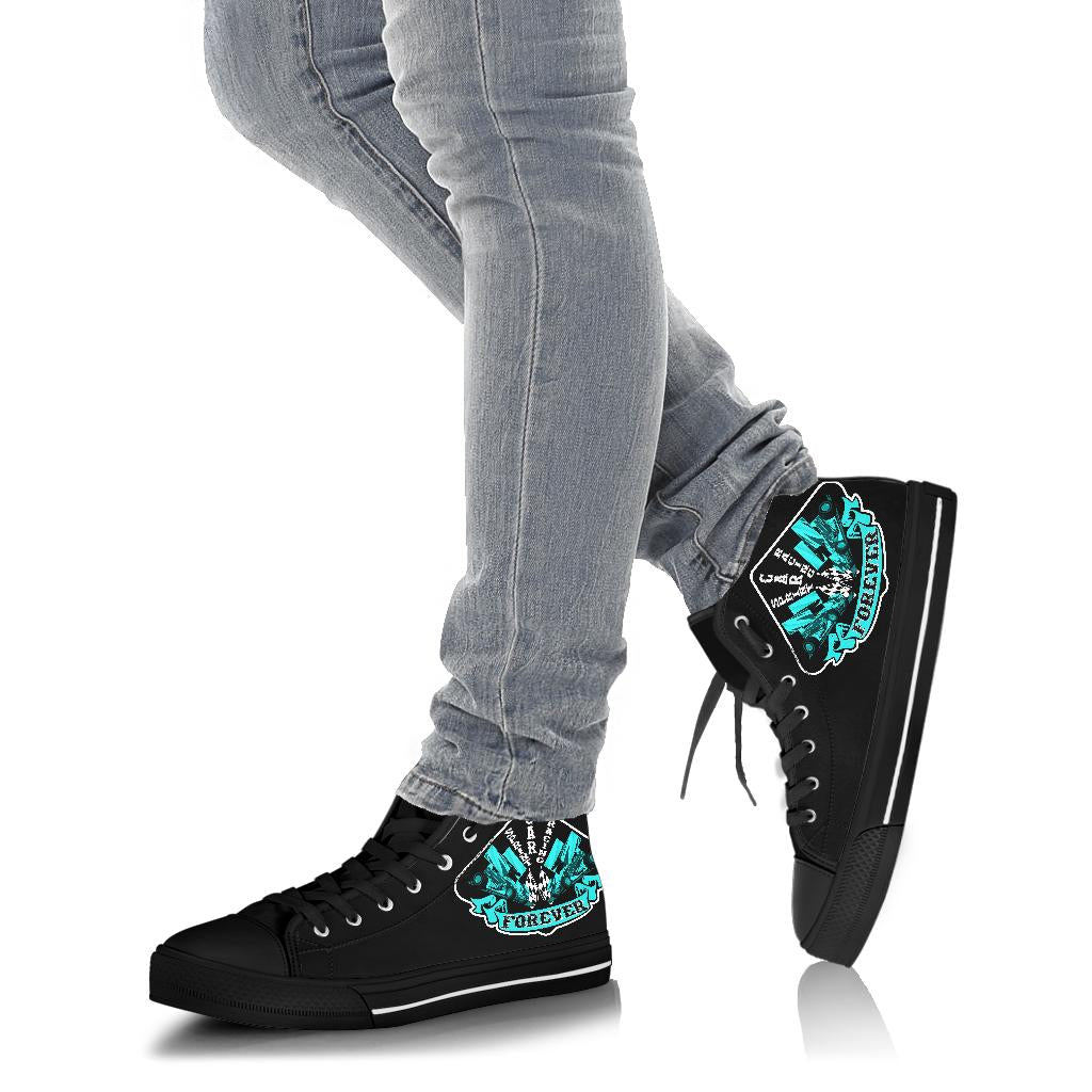 Sprint Car Racing High Top Shoes