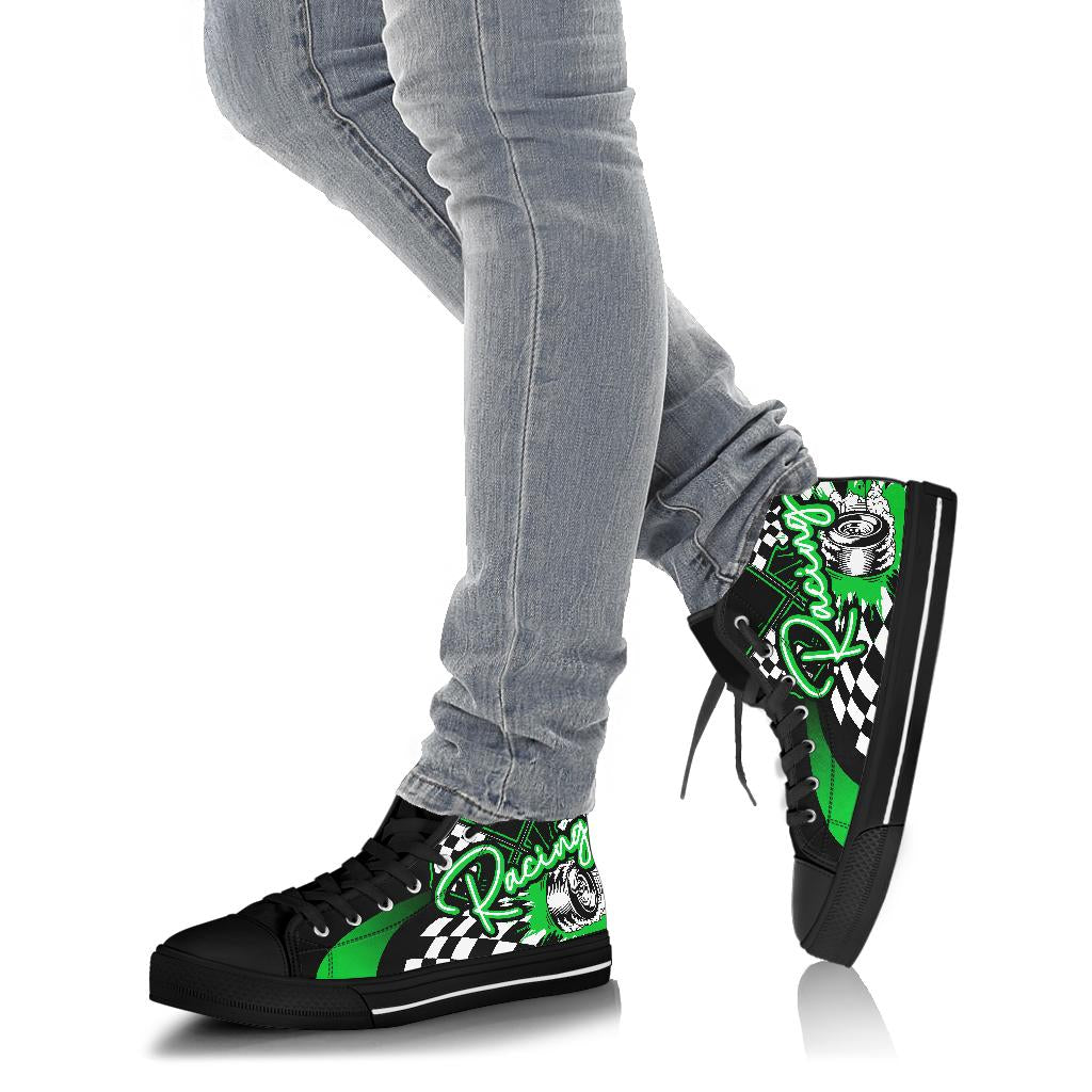Racing High Top Shoes green