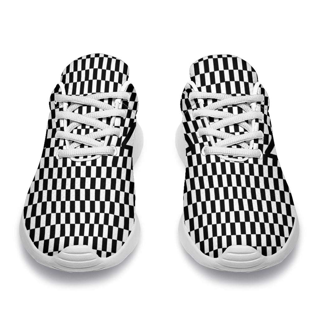 Racing Sneakers Checkered Flag