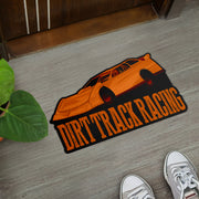 Custom shaped sprint car door mat