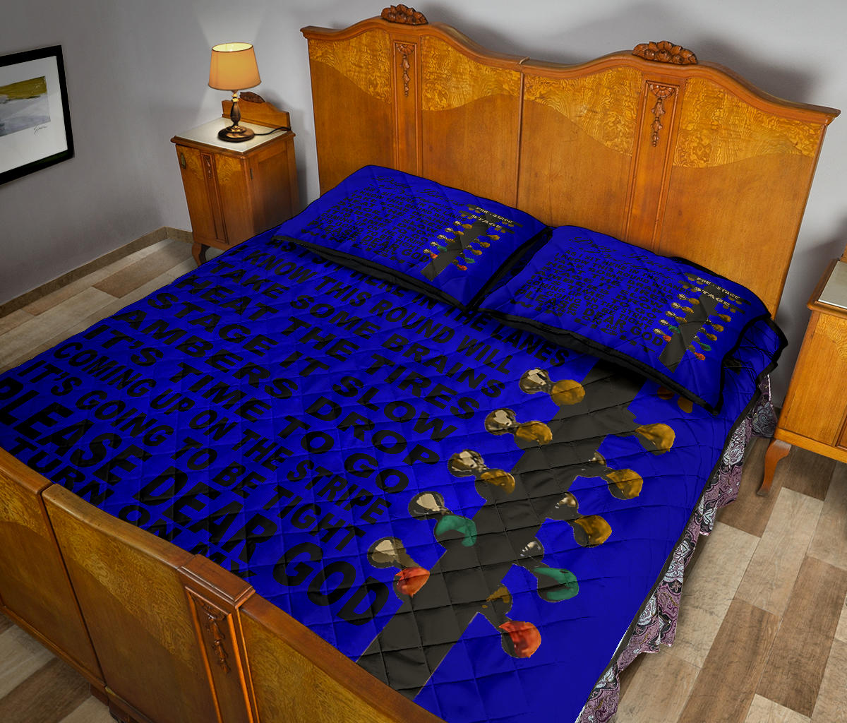 Drag Racer's Prayer Quilt Bed Set