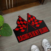 Racing Shaped Door Mats