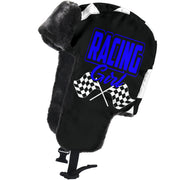 Racing Girl Checkered Trapper Hat