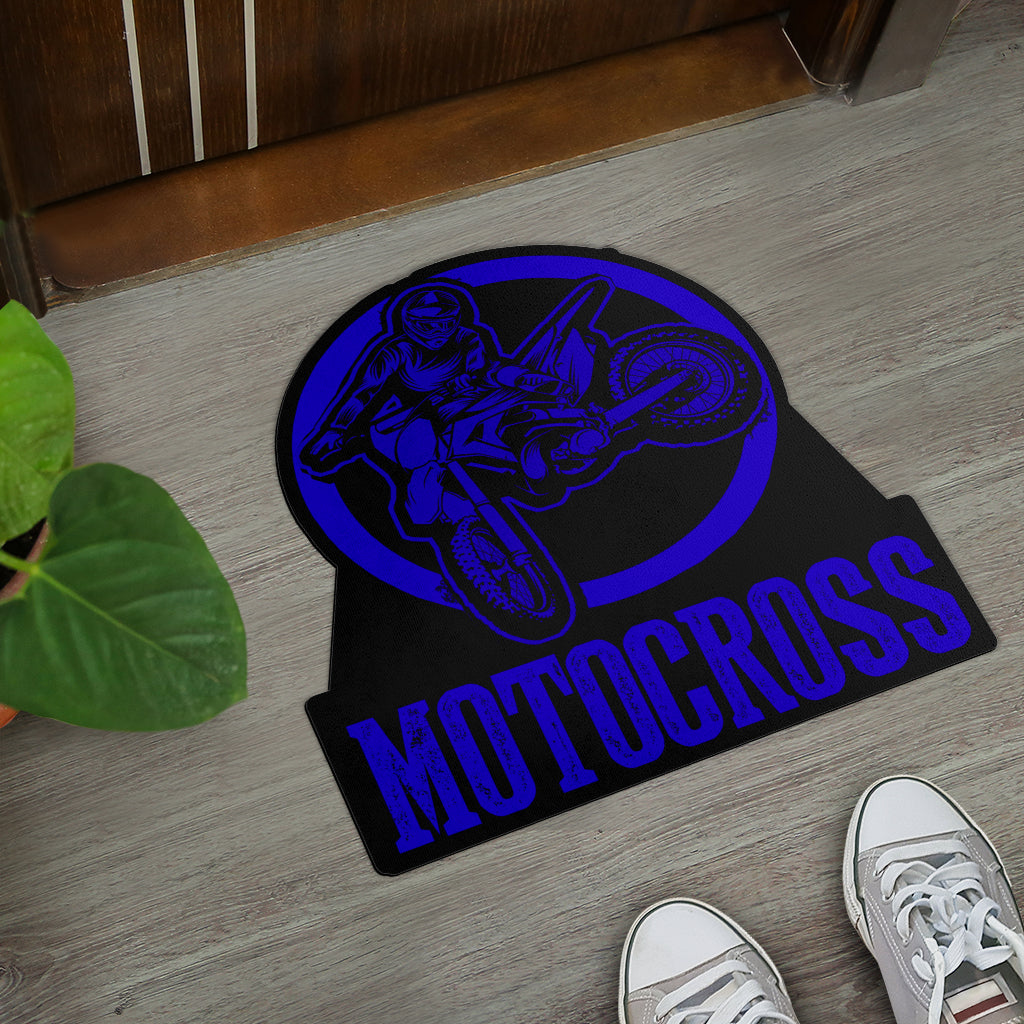 Custom Shaped Motocross Door Mat
