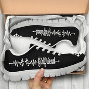 Racing Girlfriend Heartbeat Running Sneakers