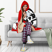 Drag Racing Hooded Blanket
