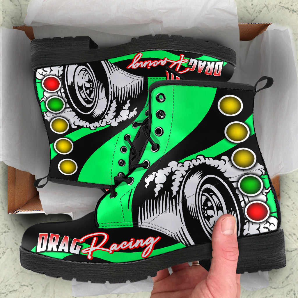 Drag Racing Boots green