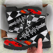 Racing Grandma Heartbeat Boots