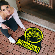 Custom Shaped Motocross Door Mat