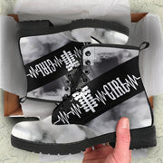 Drag Racing Girl Heartbeat Boots