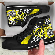 Racing High Top Shoes yellow