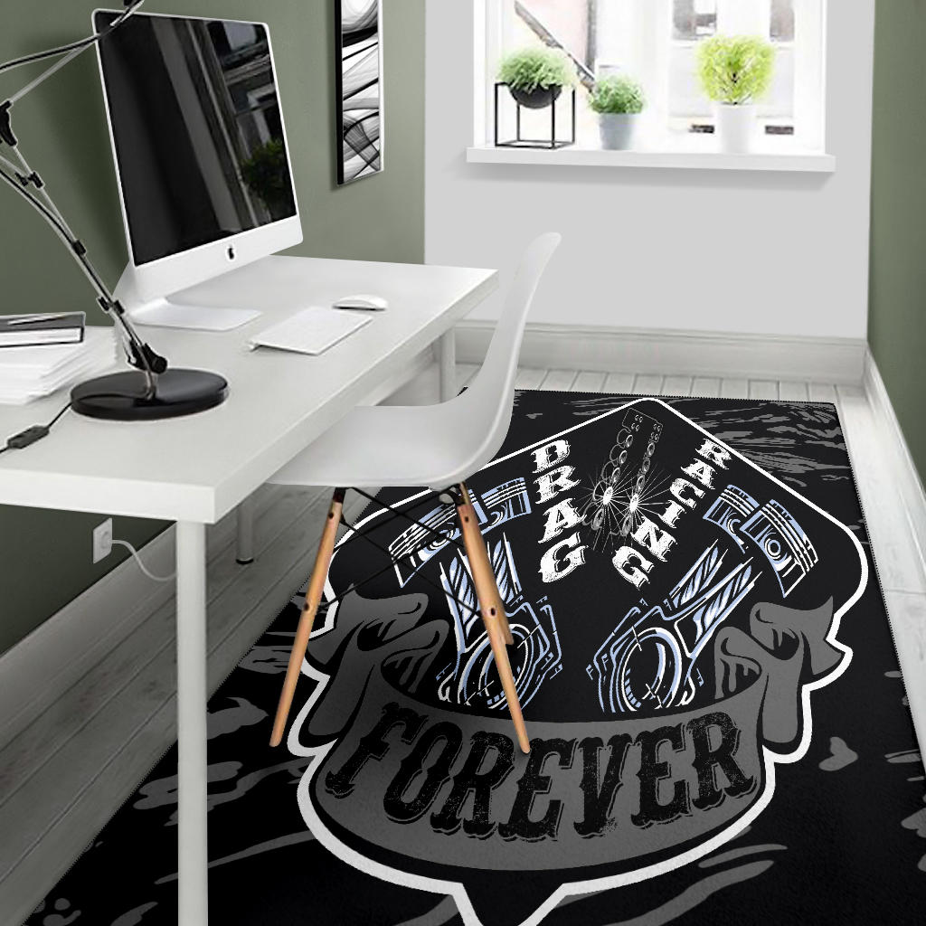 Drag Racing Forever Rug