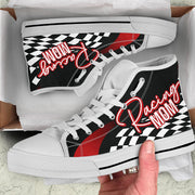 Racing Mom High Top Shoes